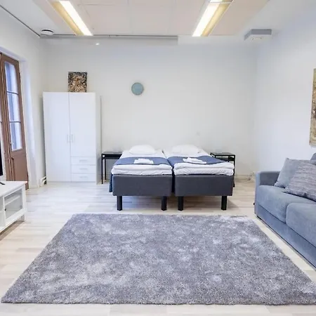 Keskusta Sviitti Parvekkeella Ja Pyykinpesukoneella Vanha Postitalo Apartamento